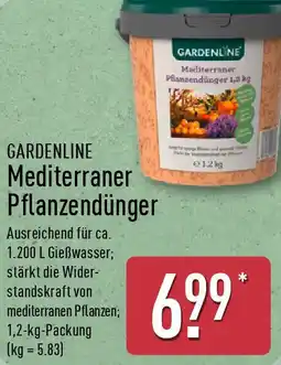 Aldi Nord GARDENLINE Mediterraner Pflanzendünger Angebot