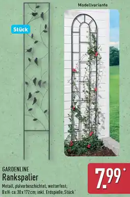 Aldi Nord GARDENLINE Rankspalier Angebot