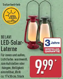 Aldi Nord BELAVI LED-Solar Laterne Angebot