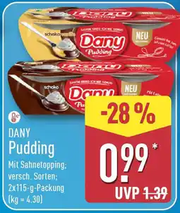 Aldi Nord DANY Pudding Angebot