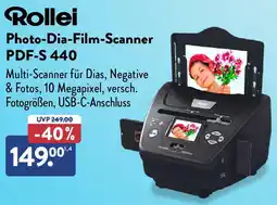 Aldi Nord Rollei Photo-Dia-Film-Scanner PDF-S 440 Angebot