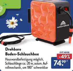 Aldi Nord YARD FORCE Drehbare Boden-Schlauchbox Angebot