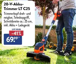 Aldi Nord Yard Force 20-V-Akku Trimmer LT C25 Angebot