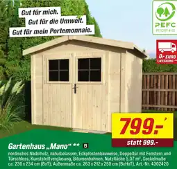 toom Baumarkt Gartenhaus ,,Mano" Angebot