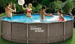 Aldi Süd Summer Waves Pool Active Frame Rund Stone Angebot