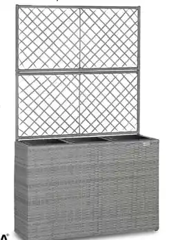 Aldi Süd Casaria Polyrattan-Blumenkasten Angebot