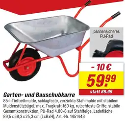 toom Baumarkt Garten- und Bauschubkarre Angebot