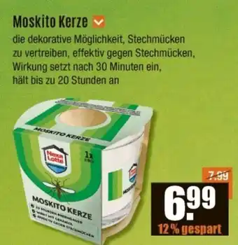 V Baumarkt Nexa Lotte Moskito Kerze Angebot