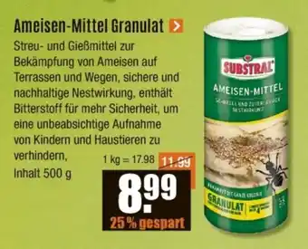 V Baumarkt SUBSTRAL Ameisen-Mittel Granulat Angebot