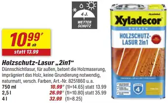 toom Baumarkt Xyladecor Holzschutz-Lasur ,,2in1" Angebot