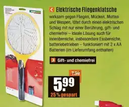 V Baumarkt Elektrische Fliegenklatsche Angebot