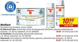 toom Baumarkt Alpina WeiBlack Angebot