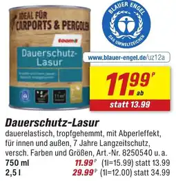 toom Baumarkt Dauerschutz Lasur Angebot