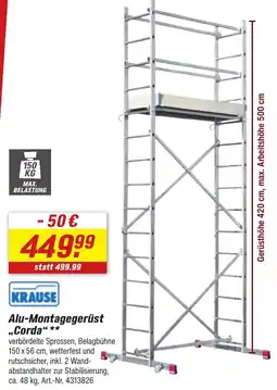 toom Baumarkt KRAUSE Alu-Montagegerüst „Corda" Angebot
