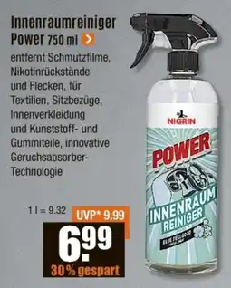 V Baumarkt NIGRIN Innenraumreiniger Power Angebot