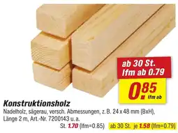 toom Baumarkt Konstruktionsholz Angebot
