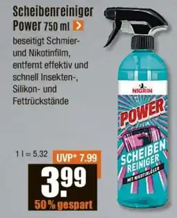V Baumarkt NIGRIN Scheibenreiniger Power Angebot