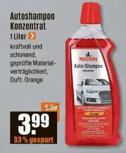 V Baumarkt NIGRIN Auto-Shampoo Angebot