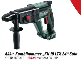 toom Baumarkt Metabo Akku-Kombihammer ,,KH 18 LTX 24" Solo Angebot