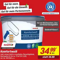 toom Baumarkt Komfortweiẞ Angebot