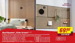 toom Baumarkt Akustikpaneel „Eiche furniert" Angebot