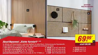 toom Baumarkt Akustikpaneel „Eiche furniert" Angebot