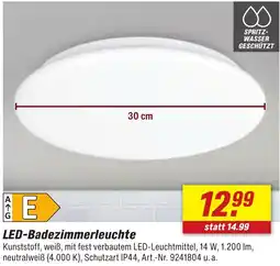 toom Baumarkt LED-Badezimmerleuchte Angebot