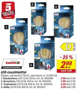 toom Baumarkt LED-Leuchtmittel Angebot