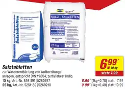 toom Baumarkt Salztabletten Angebot