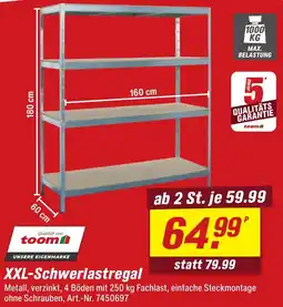 toom Baumarkt XXL-Schwerlastregal Angebot