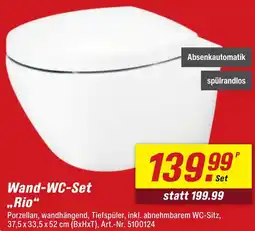 toom Baumarkt Wand-WC-Set ,,Rio" Angebot