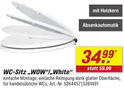 toom Baumarkt WC-Sitz ,,WOW"/,,White" Angebot