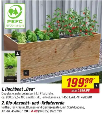 toom Baumarkt Hochbeet ,,Bea" Angebot