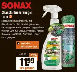 V Baumarkt SONAX Cleanstar Innenreiniger Angebot