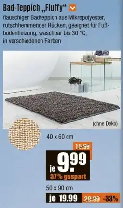 V Baumarkt Bad-Teppich,,Fluffy" Angebot