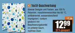 V Baumarkt Textil-Duschvorhang Angebot