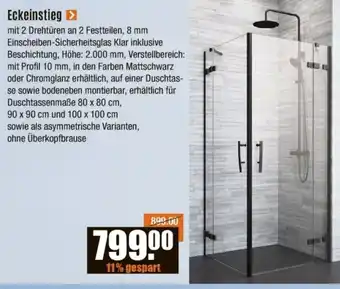 V Baumarkt Eckeinstieg Angebot