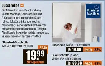 V Baumarkt Kleine Wolke Duschrollos Angebot