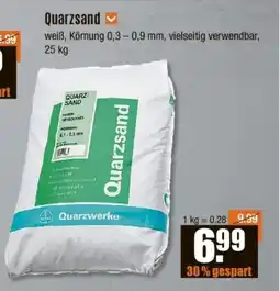 V Baumarkt Quarzsand Angebot