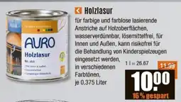 V Baumarkt AURO Holzlasur Angebot
