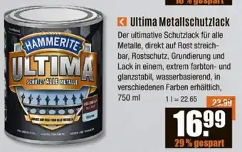 V Baumarkt HAMMERITE Ultima Metallschutzlack Angebot