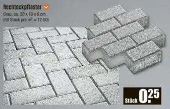 V Baumarkt Rechteckpflaster Angebot