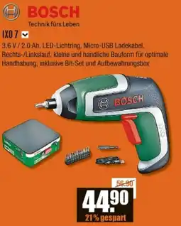 V Baumarkt BOSCH IXO 7 Angebot