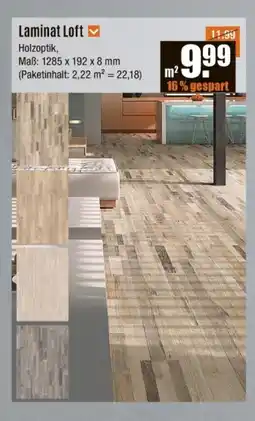 V Baumarkt Laminat Loft Angebot