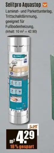 V Baumarkt Selitpro Aquastop Angebot