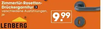 V Baumarkt Zimmertür-Rosetten- Drückergarnitur Angebot