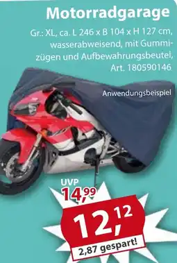 Sonderpreis Baumarkt Motorradgarage Angebot