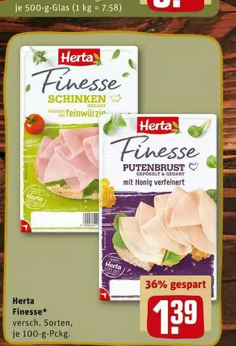 REWE Herta finesse Angebot