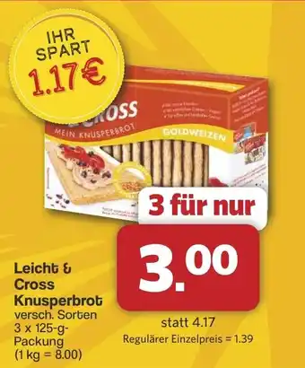 Famila Nord West Leicht & Cross Knusperbrot Angebot