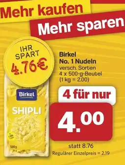 Famila Nord West Birkel No. 1 Nudeln Angebot
